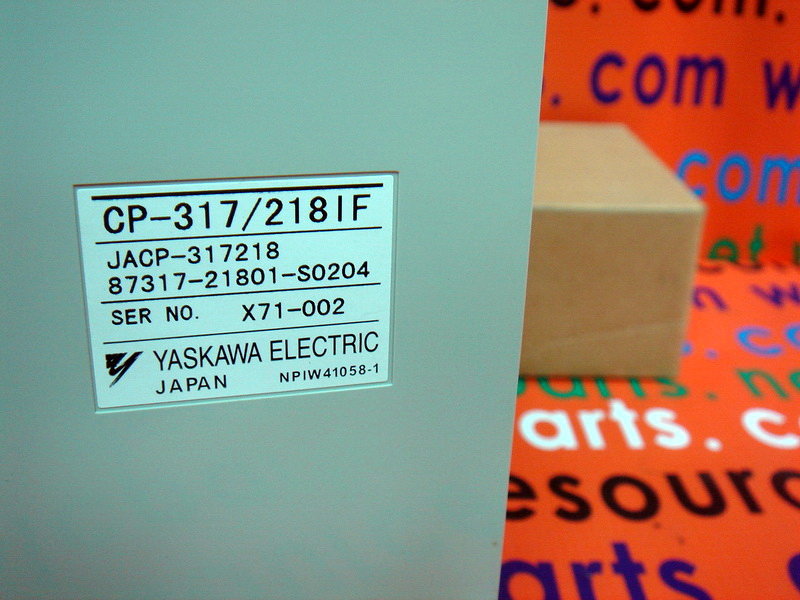 YASKAWA CP-317/218IF JAMSC-317218 - PLC DCS SERVO Control MOTOR